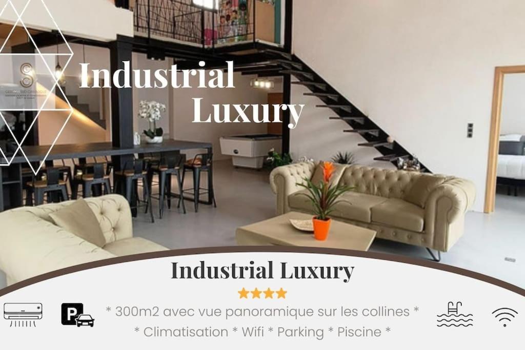 Industrial Luxury Nimes & Arles Villa Beaucaire  Exterior foto